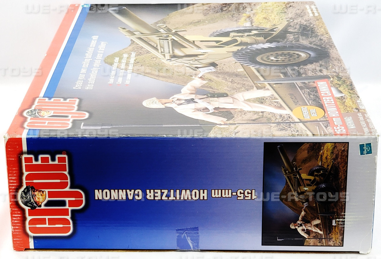 GI Joe WWII 155-mm Howitzer Cannon Vehicle Hasbro 2000 No. 57715