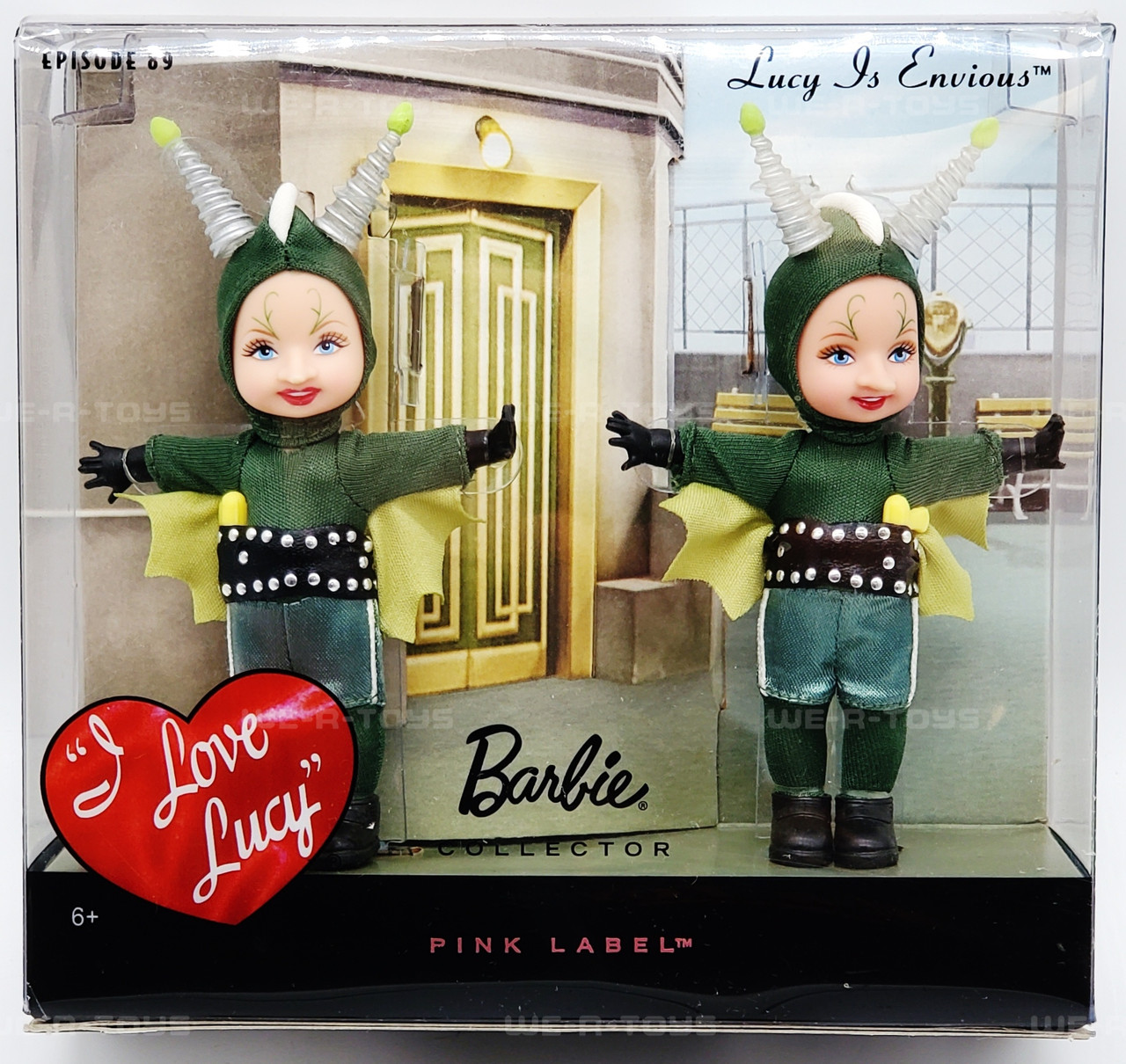 Barbie I Love Lucy Kelly Dolls Lucy Is Envious Pink Label Mattel