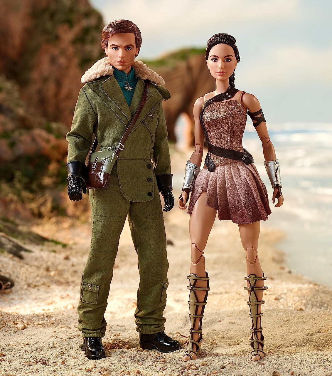 Barbie & Ken as Wonder Woman & Steve Trevor Paradise Island Dolls