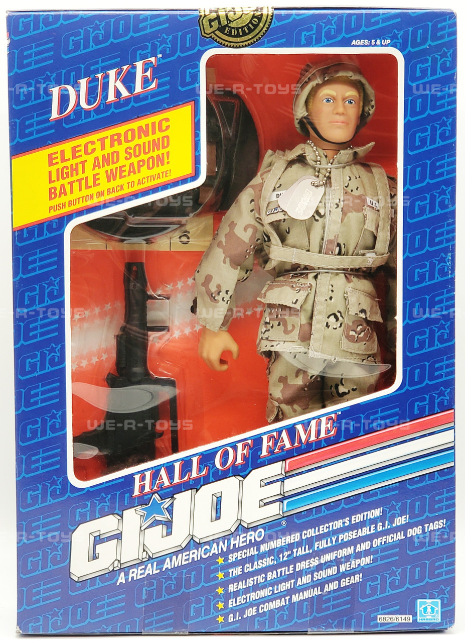 ミリタリー GI joe hall of fame DUKE G.I.Joe Hall Of Fame Duke 30cm Electronic Action Figure