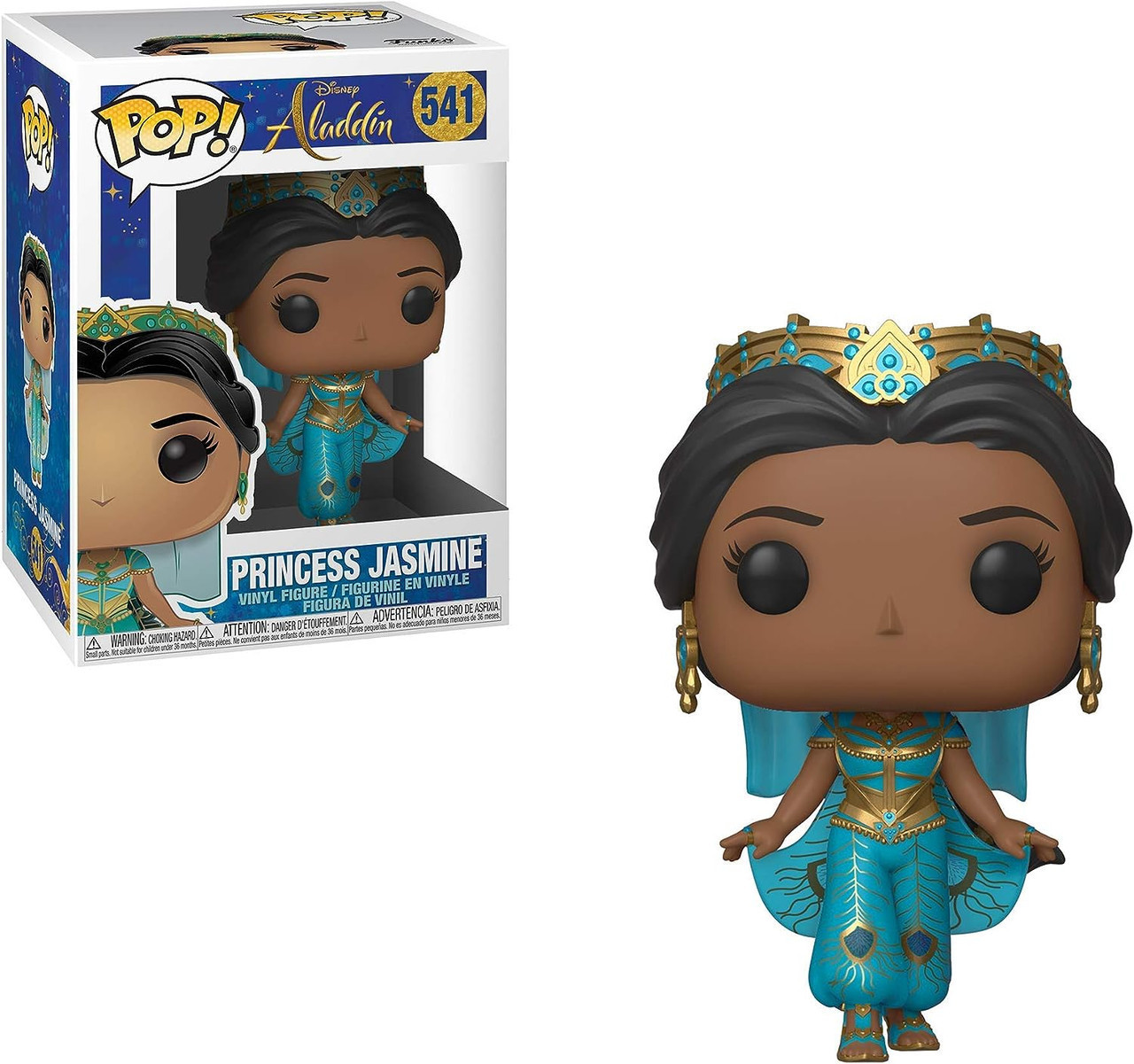 Funko Pop! Disney Aladdin #541 Jasmine Vinyl Pop Action Figure - We-R-Toys