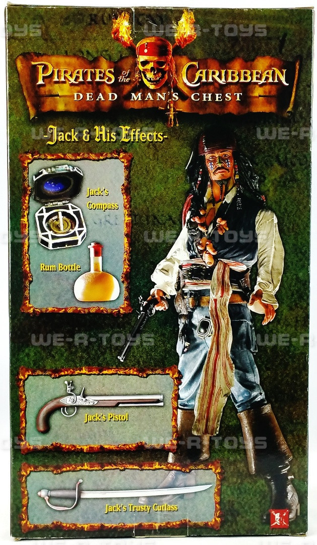 Pirates of the Caribbean Cannibal Jack Sparrow w/Sound NECA Reel