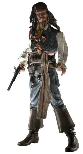 Pirates of the Caribbean Cannibal Jack Sparrow w/Sound NECA Reel