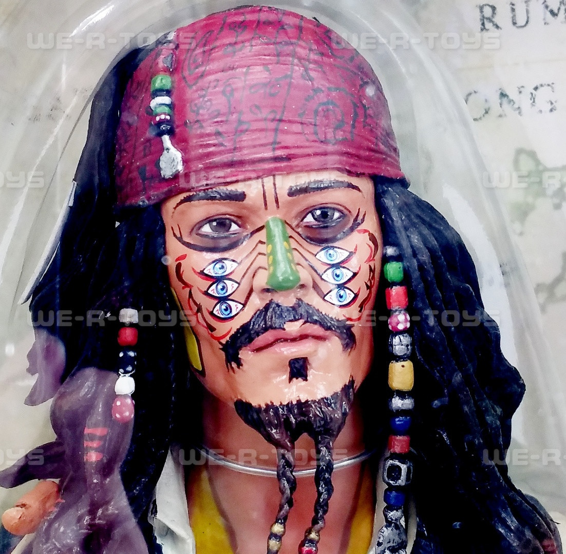 Pirates of the Caribbean Cannibal Jack Sparrow w/Sound NECA Reel