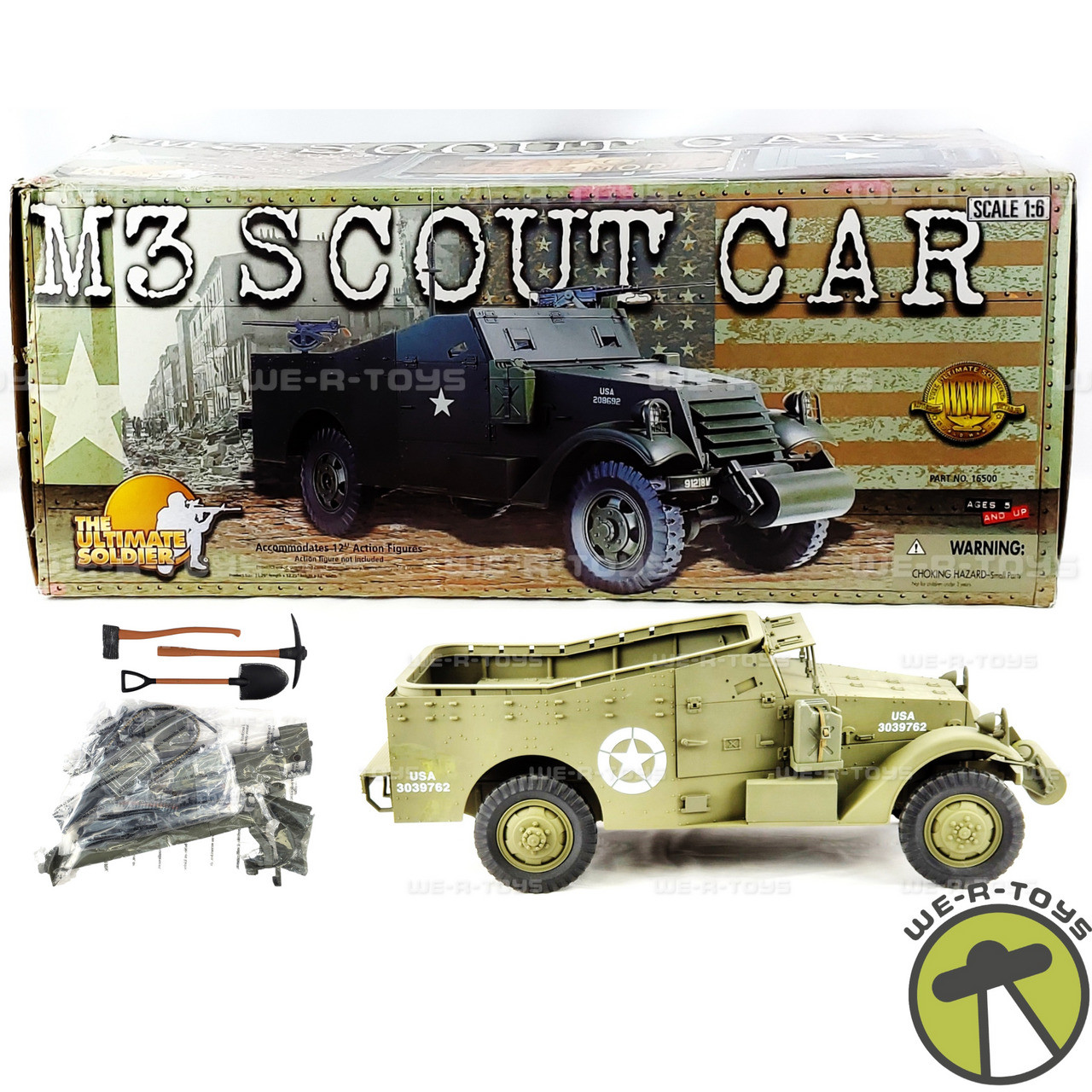 The Ultimate Soldier WWII M3 Scout Car 1:6 Scale 21st Century Toys #16500  USED