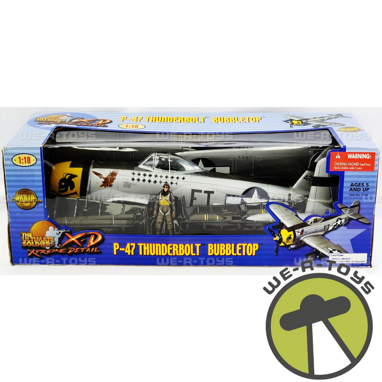 The Ultimate Soldier Eagle P-47 Thunderbolt Bubbletop WWII Plane W 