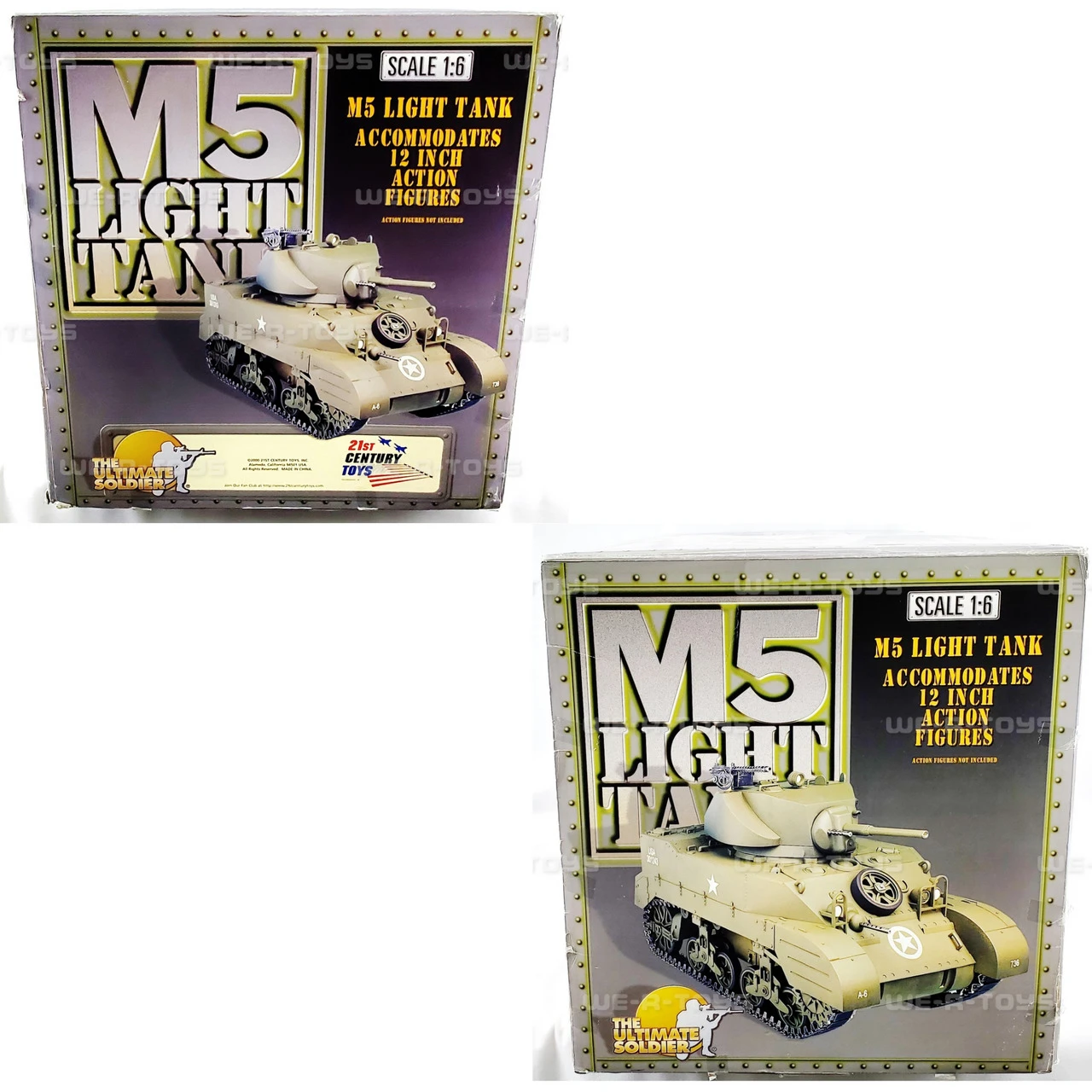The Ultimate Soldier USA M5 Light Tank No. 16100 USED - We-R-Toys