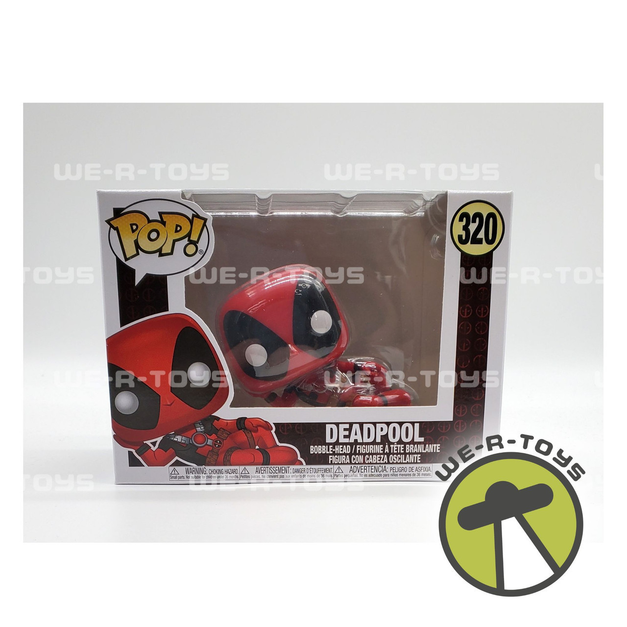 Funko Pop! Marvel 320 Deadpool Bobble-Head Figurine NRFB - We-R-Toys