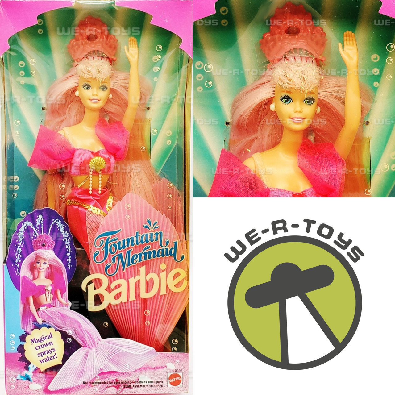 Barbie Fountain Mermaid Doll 1993 Mattel #10393 NEW - We-R-Toys