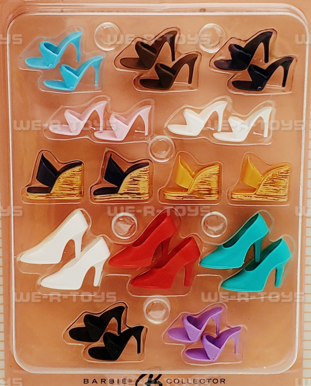 Barbie and Midge Reproduction Vintage Shoes Pack of 12 Mattel 2004 