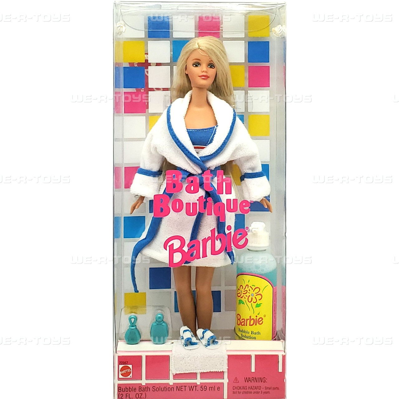 Bath Boutique Barbie Doll with Bubble Bath 1998 Mattel 22357