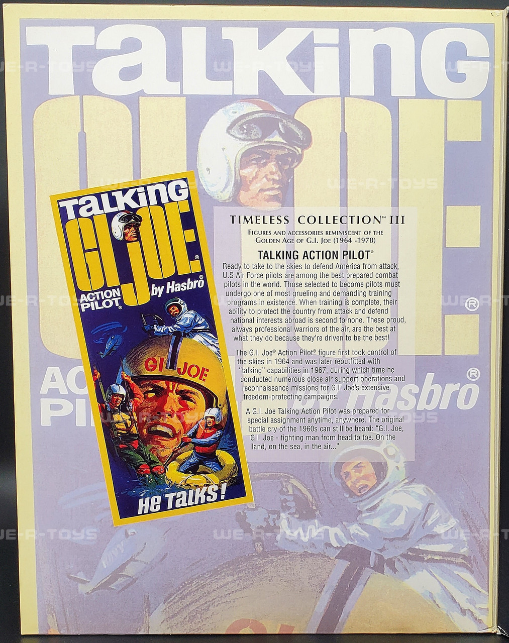 G.I. Joe Talking Action Pilot Figure Blonde 2000 Hasbro #57633