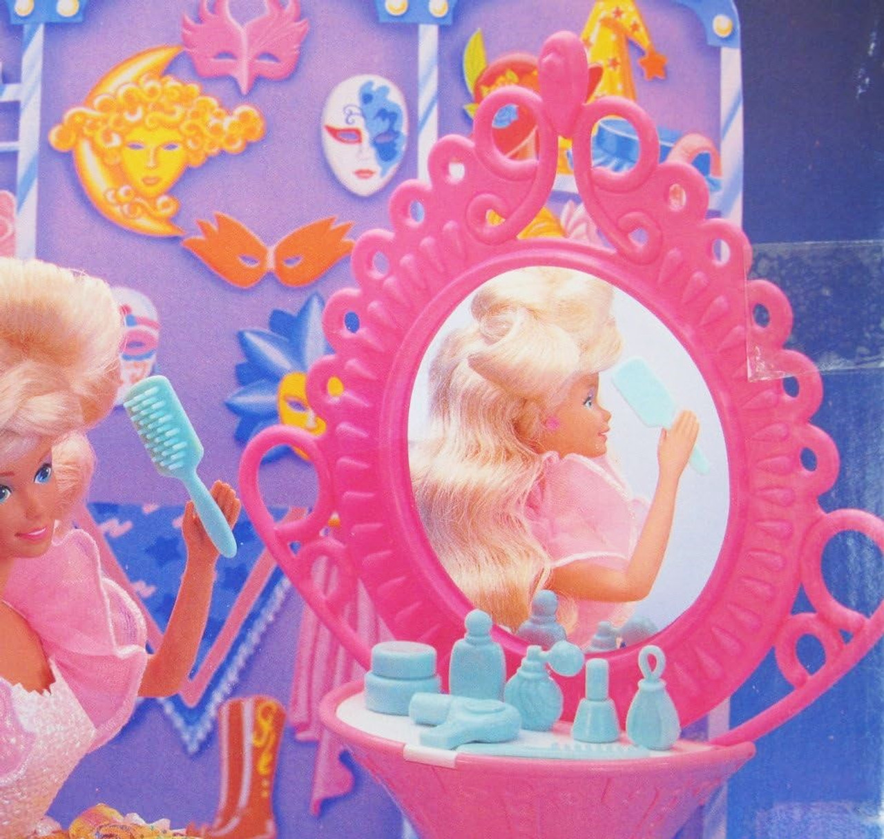 Costume Ball Barbie Vanity & Throne Playset 1990 Mattel Arco Toys 