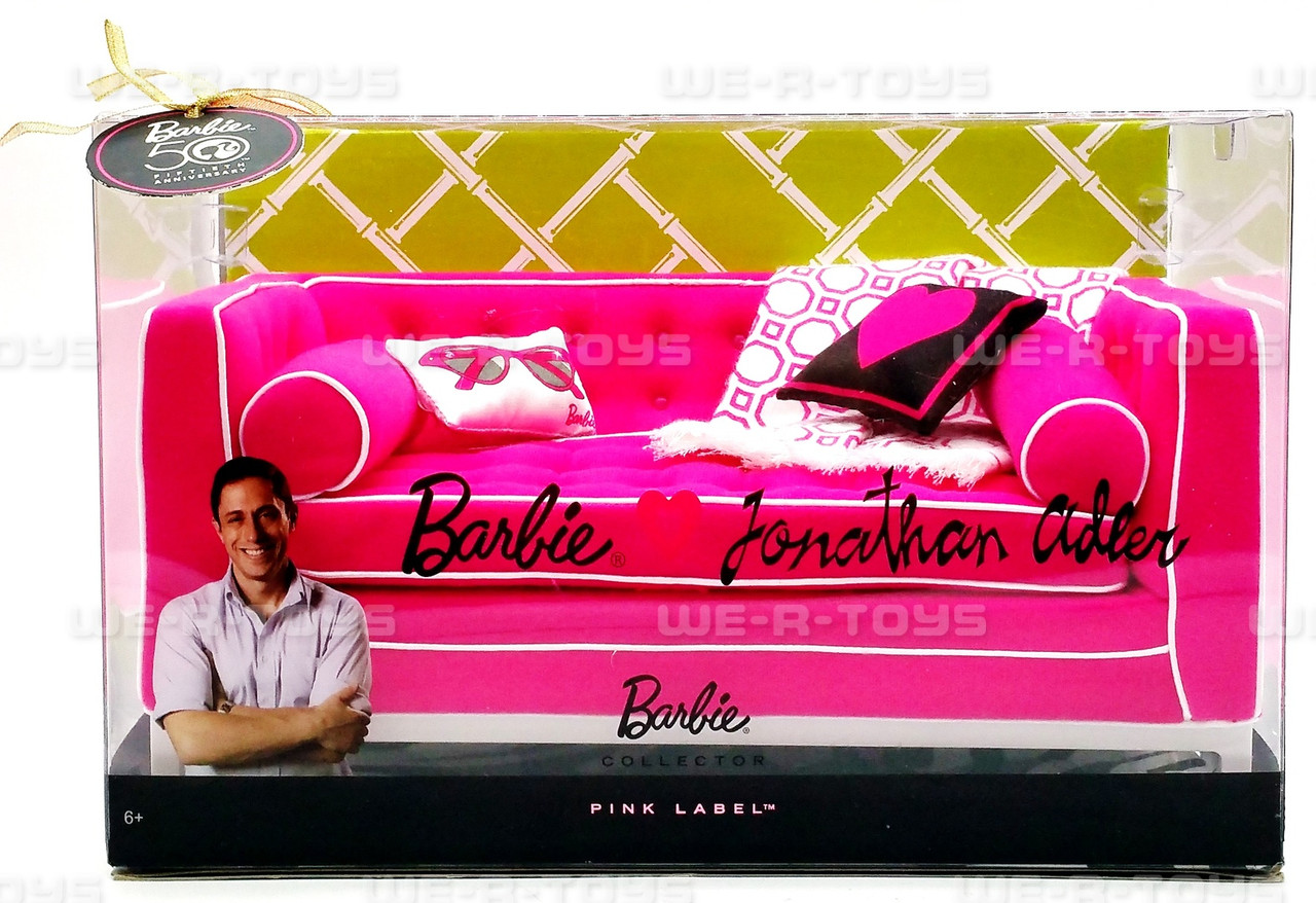Barbie Collector Pink Label Jonathan Adler Room Pack Sofa