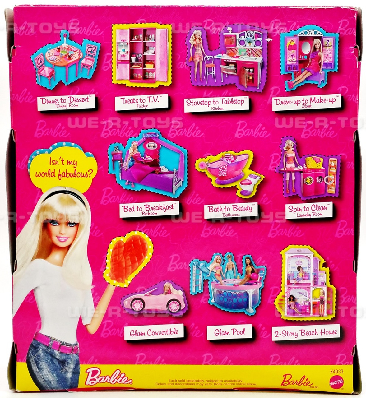 Mattel Barbie Dinner Date Night Doll and Dining Room Giftset