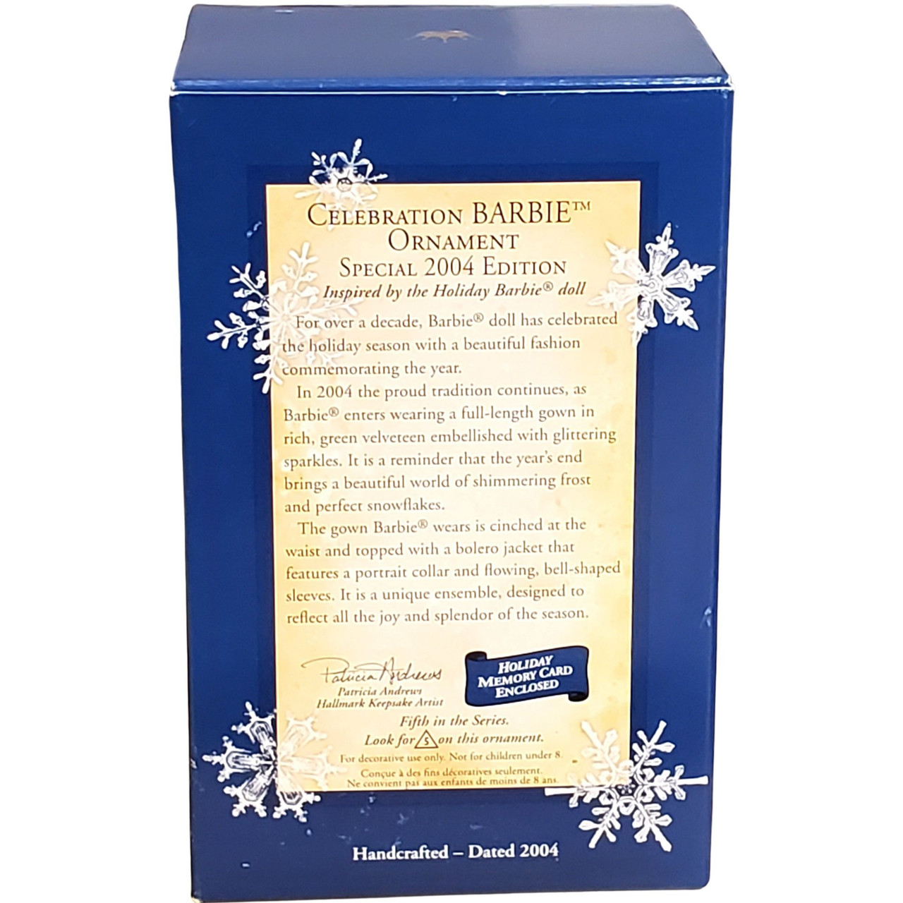 Hallmark Keepsake Ornament - Celebration Barbie 2004 (QX8604) Hallmark Keepsake Ornament - Celebration Barbie 2004 (QX8604)