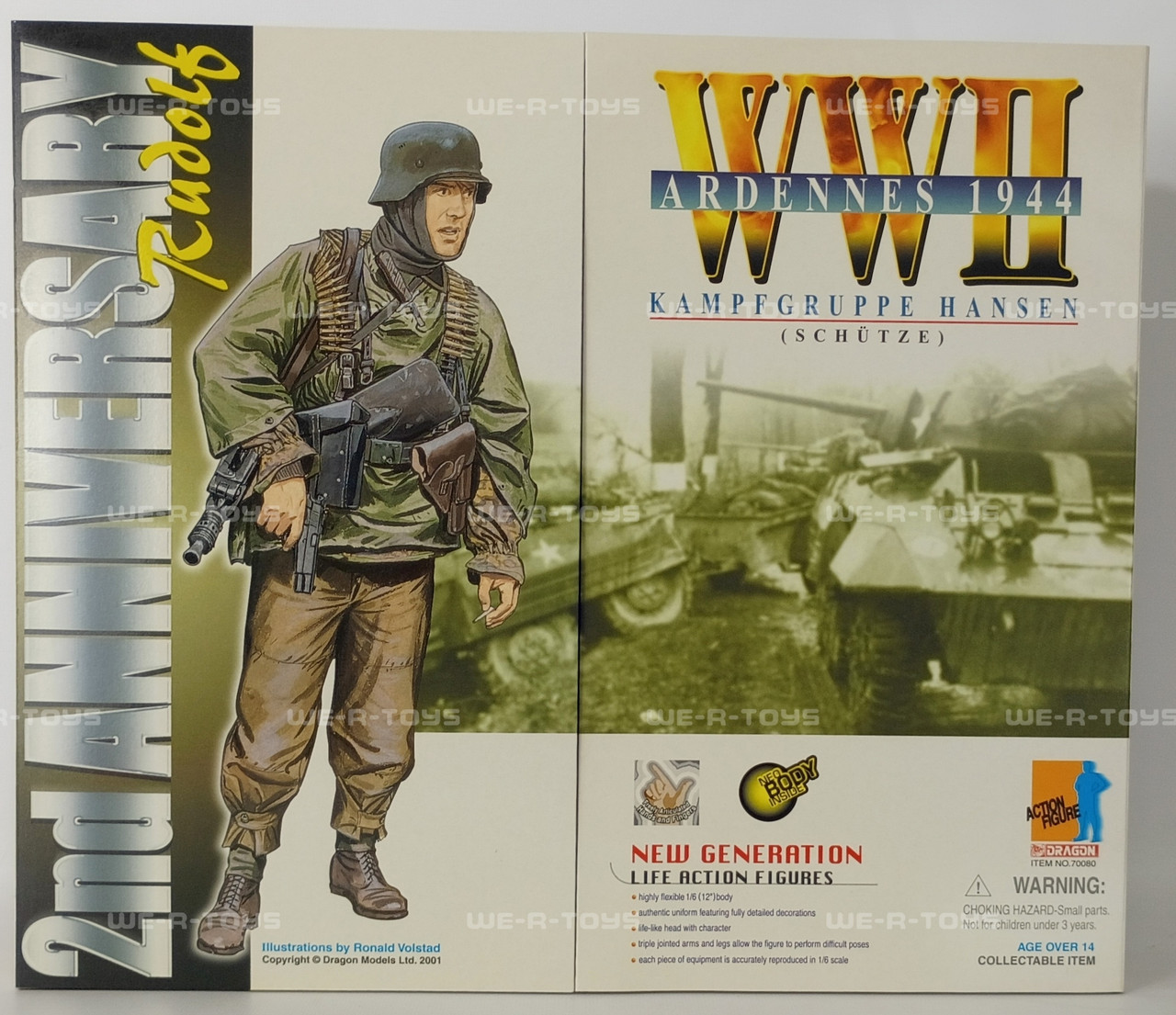 Dragon WWII Ardennes 1944 Schutze Rudolf Action Figure 2nd