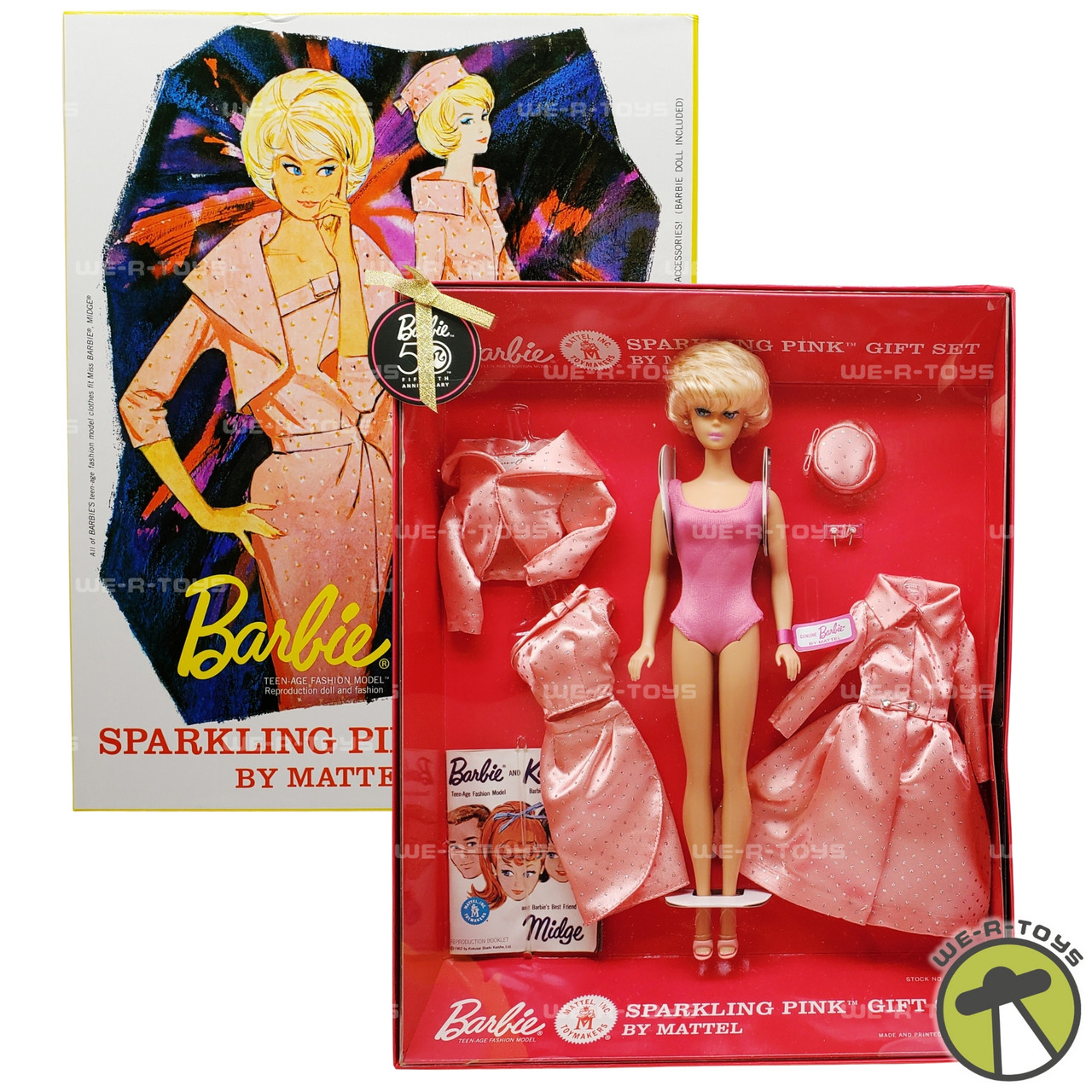 Barbie Collector Sparkling Pink Doll Gift Set 2008 Mattel N6591
