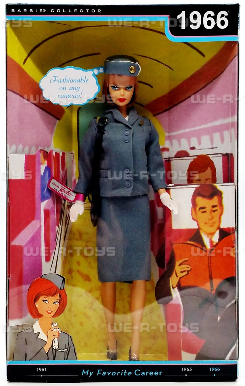 Barbie Collector My Favorite Career Pan American Airways Stewardess Doll  2009