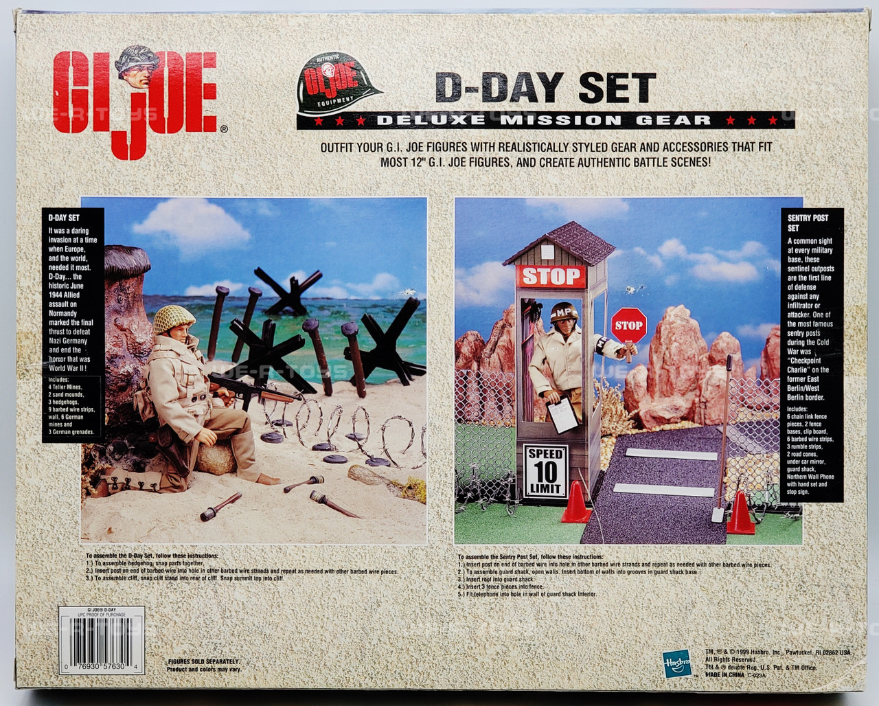 G.I. Joe Deluxe Mission Gear D-Day Set Hasbro 1999 No. 57630 NRFB