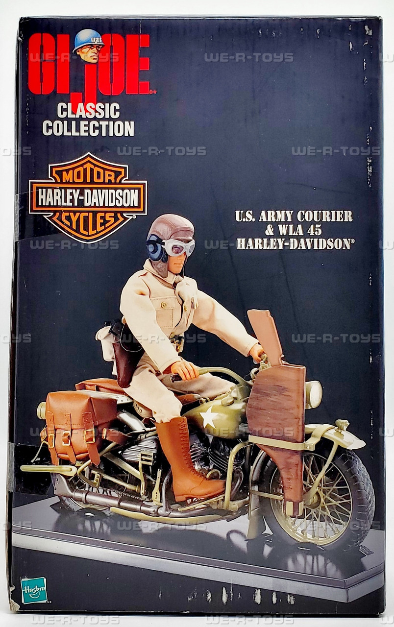 G.I. Joe US Army Courier and WLA Harley Davidson Action Figure and