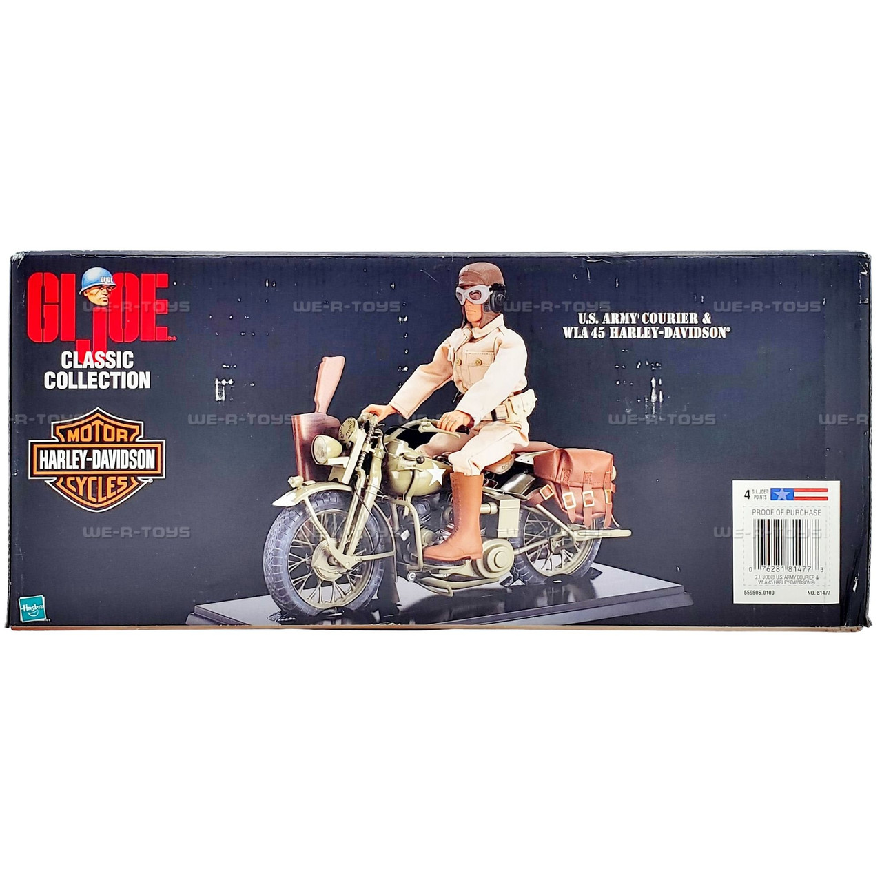 G.I. Joe US Army Courier and WLA Harley Davidson Action Figure and