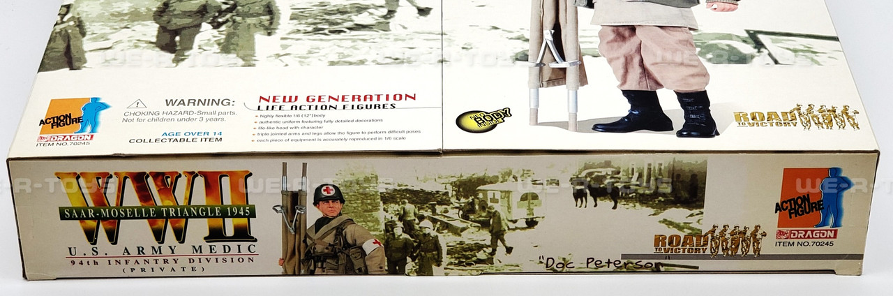 Dragon WWII 94th Infantry Division U.S. Army Medic Doc. Peterson