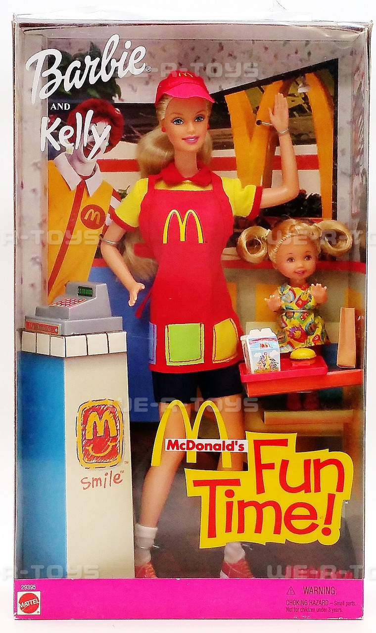 Barbie and Kelly McDonald's Fun Time Doll Set 2001 Mattel #29395