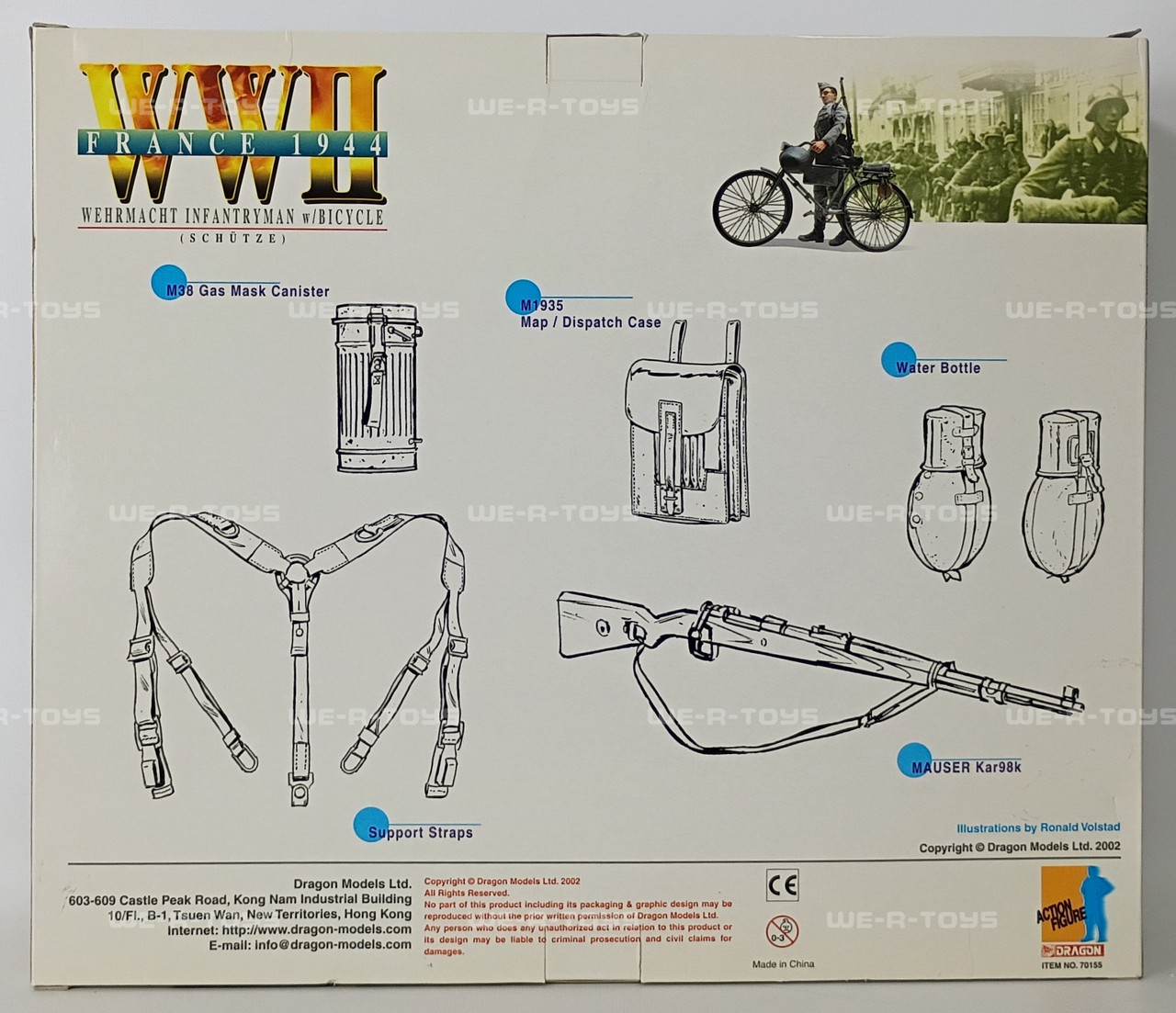ドラゴン　1/6 WWⅡ　FRANCE 1944　BICYCLE 　新品 Dragon WWII France 1944 Schutze Dieter Action Figure W