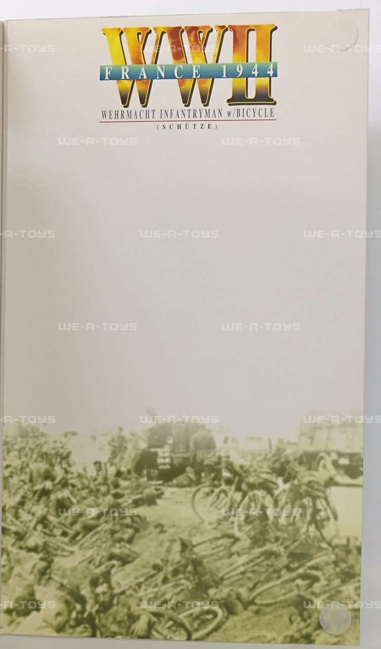 Dragon WWII France 1944 Schutze Dieter Action Figure W/ Bicycle