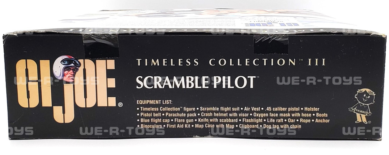 G.I. Joe Timeless Collection III Scramble Pilot Rare AA 2000 Hasbro NRFB