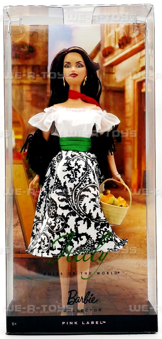 Barbie Dolls of The World Italy Doll 2009 Mattel P3488 - We-R-Toys