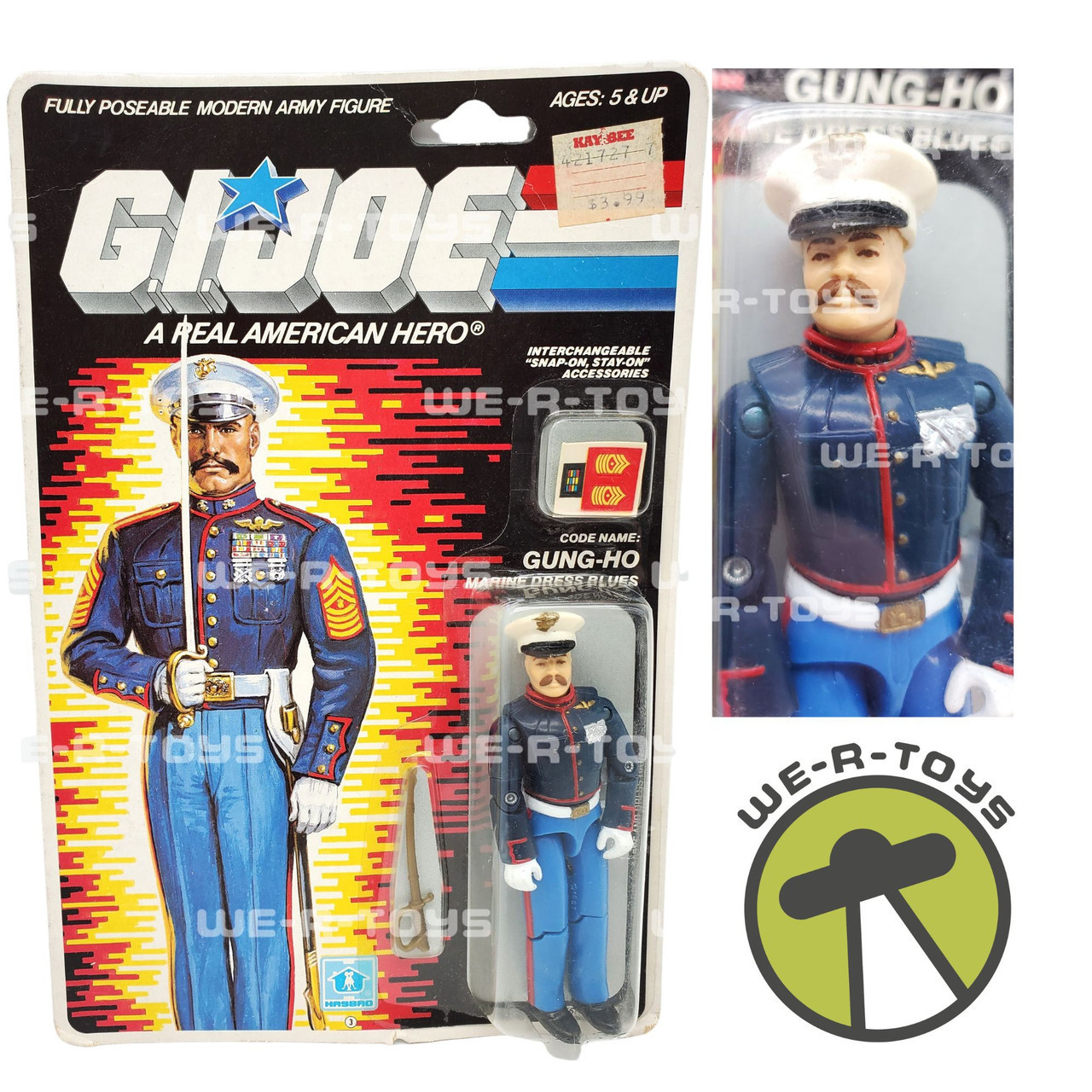 G.I. Joe Gung-Ho Marine Dress Blue 4in Modern Army Action Figure