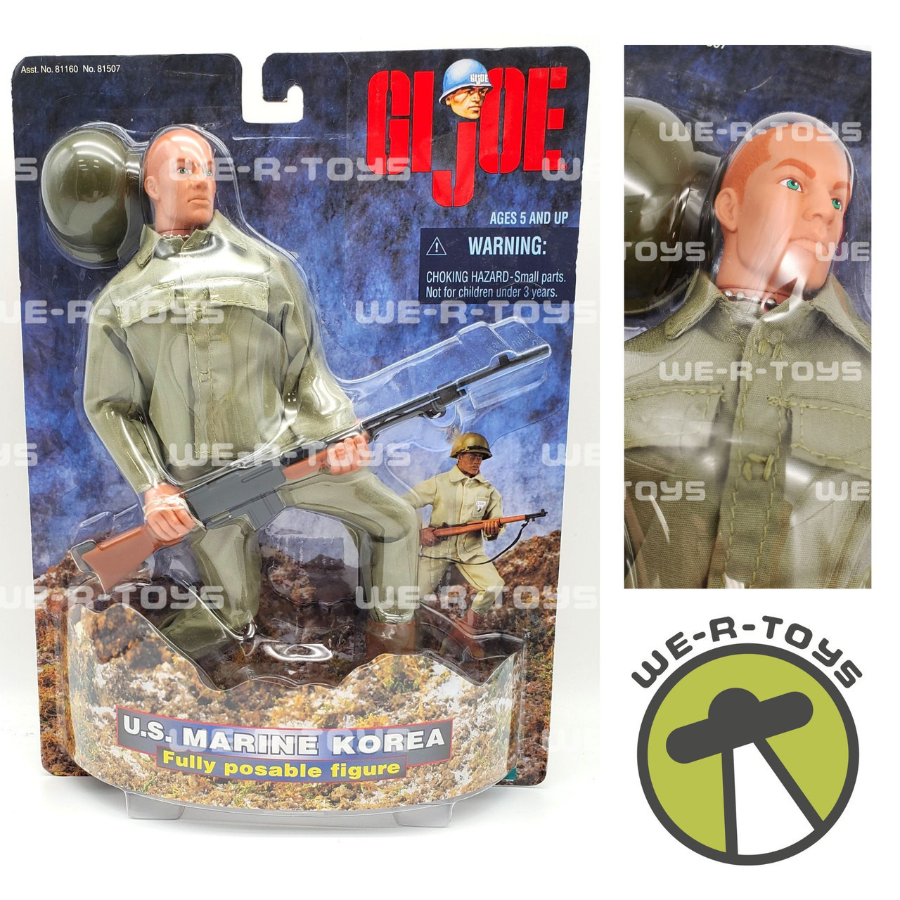 G.I. Joe U.S. Marine Korea Fully Poseable Action Figure 1998 Hasbro NEW