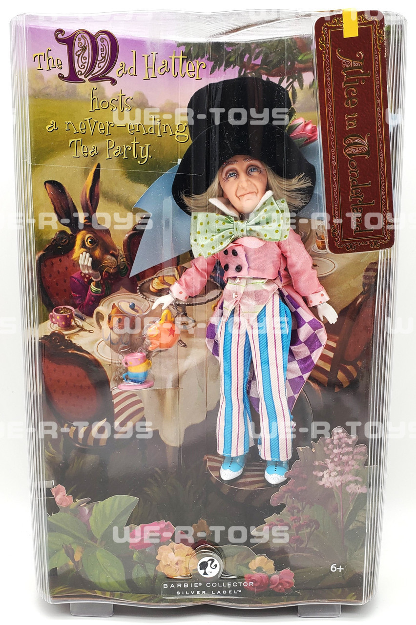 Barbie Alice in Wonderland Collection The Mad Hatter Doll #L5851 2007  Mattel NEW