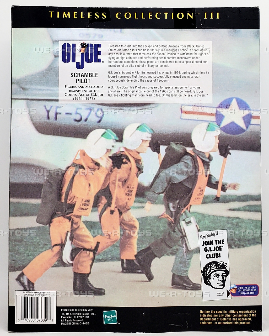 G.I. Joe Timeless Collection III Scramble Pilot Rare AA 2000