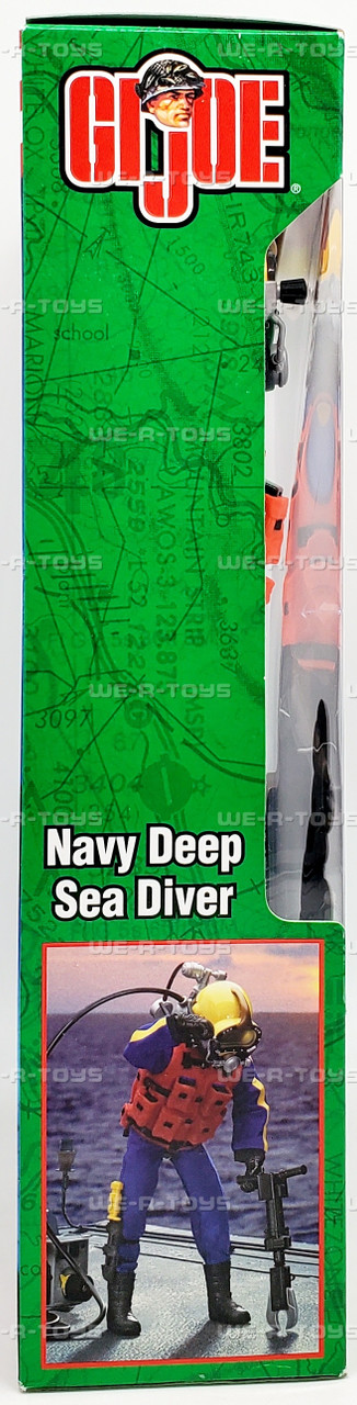 G.I. Joe Navy Deep Sea Diver Figure Real Diving Action #81882