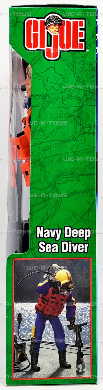 G.I. Joe Navy Deep Sea Diver Figure Real Diving Action #81882