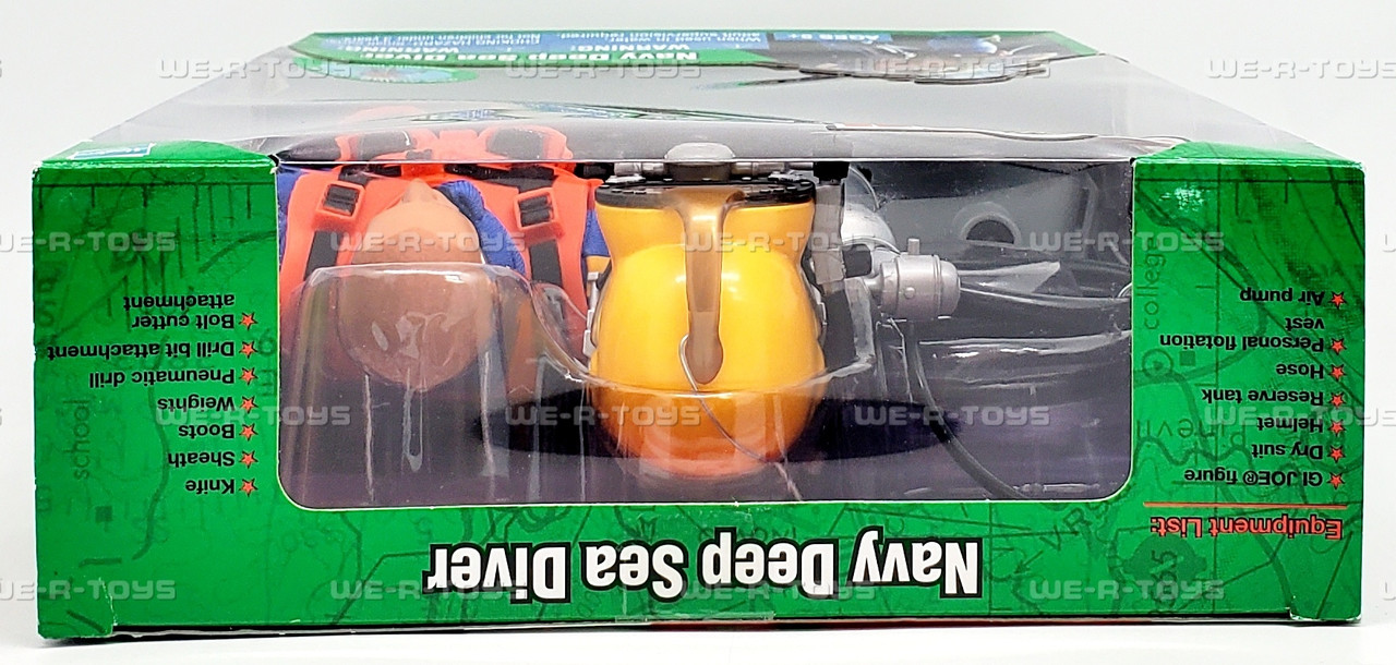 G.I. Joe Navy Deep Sea Diver Figure Real Diving Action #81882