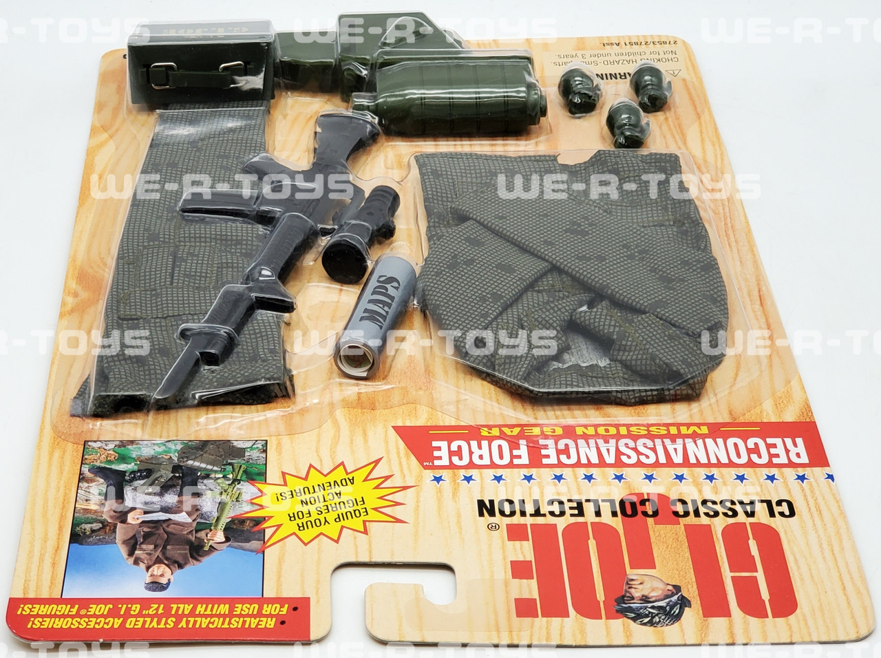ハズブロ製1/6 GI-JOE HOF MISSION GEARx4種セット G.I. Joe Classic Collection Reconnaissance Force Mission Gear