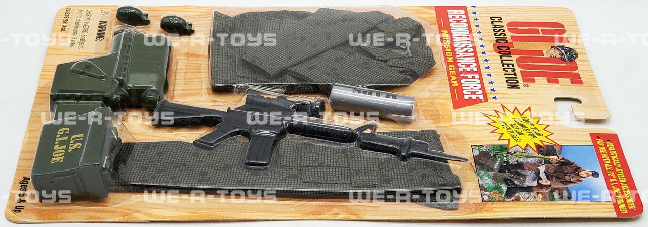 ハズブロ製1/6 GI-JOE HOF MISSION GEARx4種セット G.I. Joe Classic Collection Reconnaissance Force Mission Gear