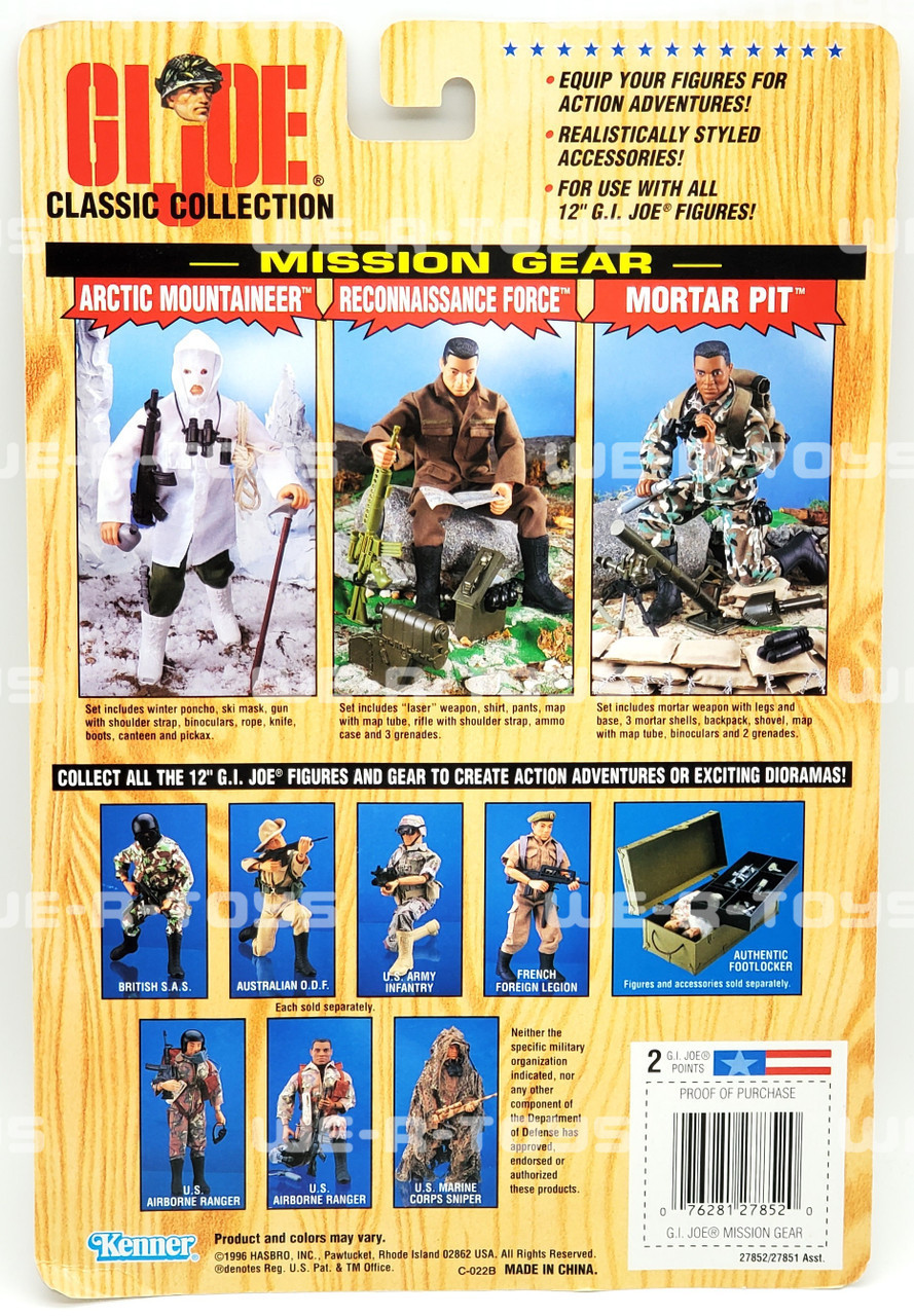 G.I. Joe Classic Collection Arctic Mountaineer Mission Gear #27852