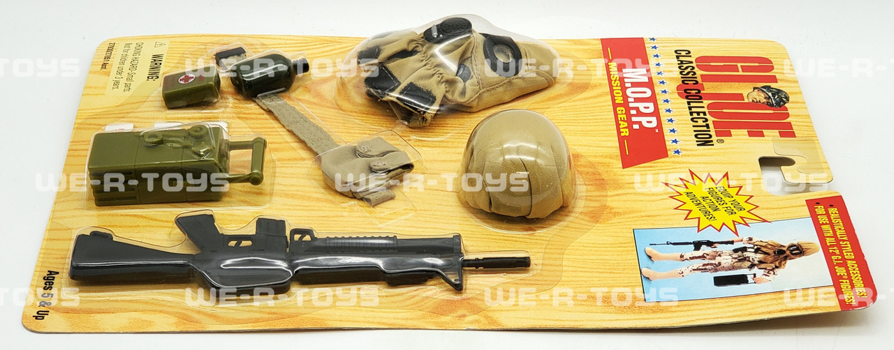 ハズブロ製1/6 GI-JOE HOF MISSION GEARx4種セット G.I. Joe Classic Collection M.O.P.P. Mission Gear #27852 Hasbro