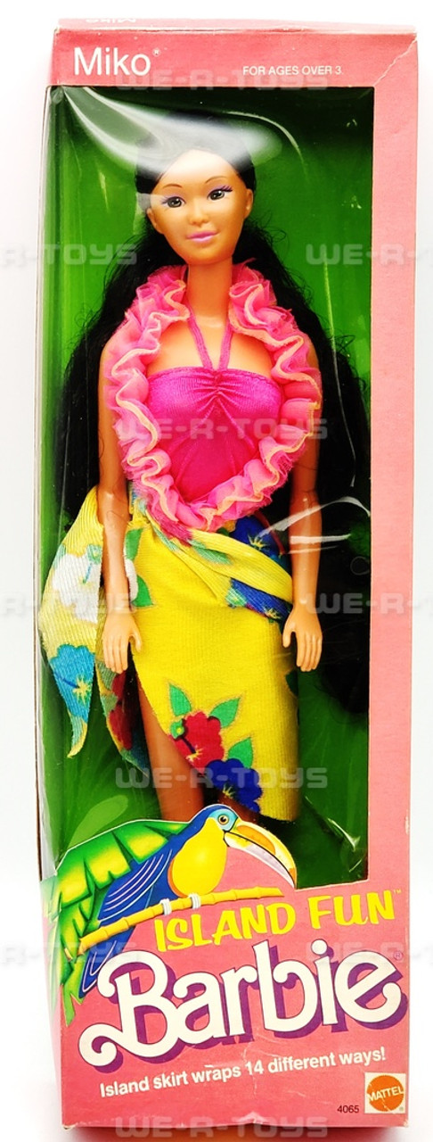 Barbie Island Fun Miko Doll 1987 Mattel No. 4065 NRFB