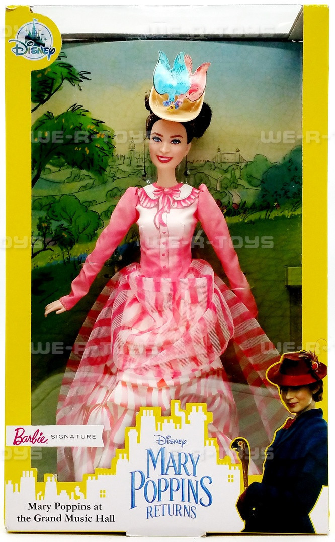 Poppins Barbie Doll Mattel Mary Poppins Disney Mary Poppins