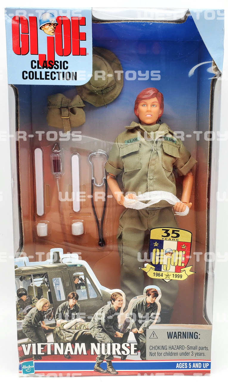 G.I. Joe Vietnam Nurse Action Figure Classic Collection Hasbro 1999 #81537  NEW