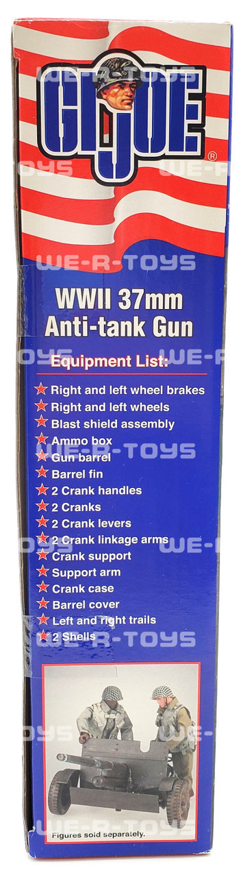未開封 GI Joe WWII 37mm Anti-tank Gun G.I. Joe WWII 37mm Anti-tank Gun With Ammo #53149 2002 Hasbro NRFB