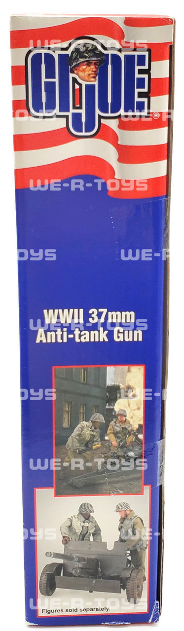 未開封 GI Joe WWII 37mm Anti-tank Gun G.I. Joe WWII 37mm Anti-tank Gun With Ammo #53149 2002 Hasbro NRFB