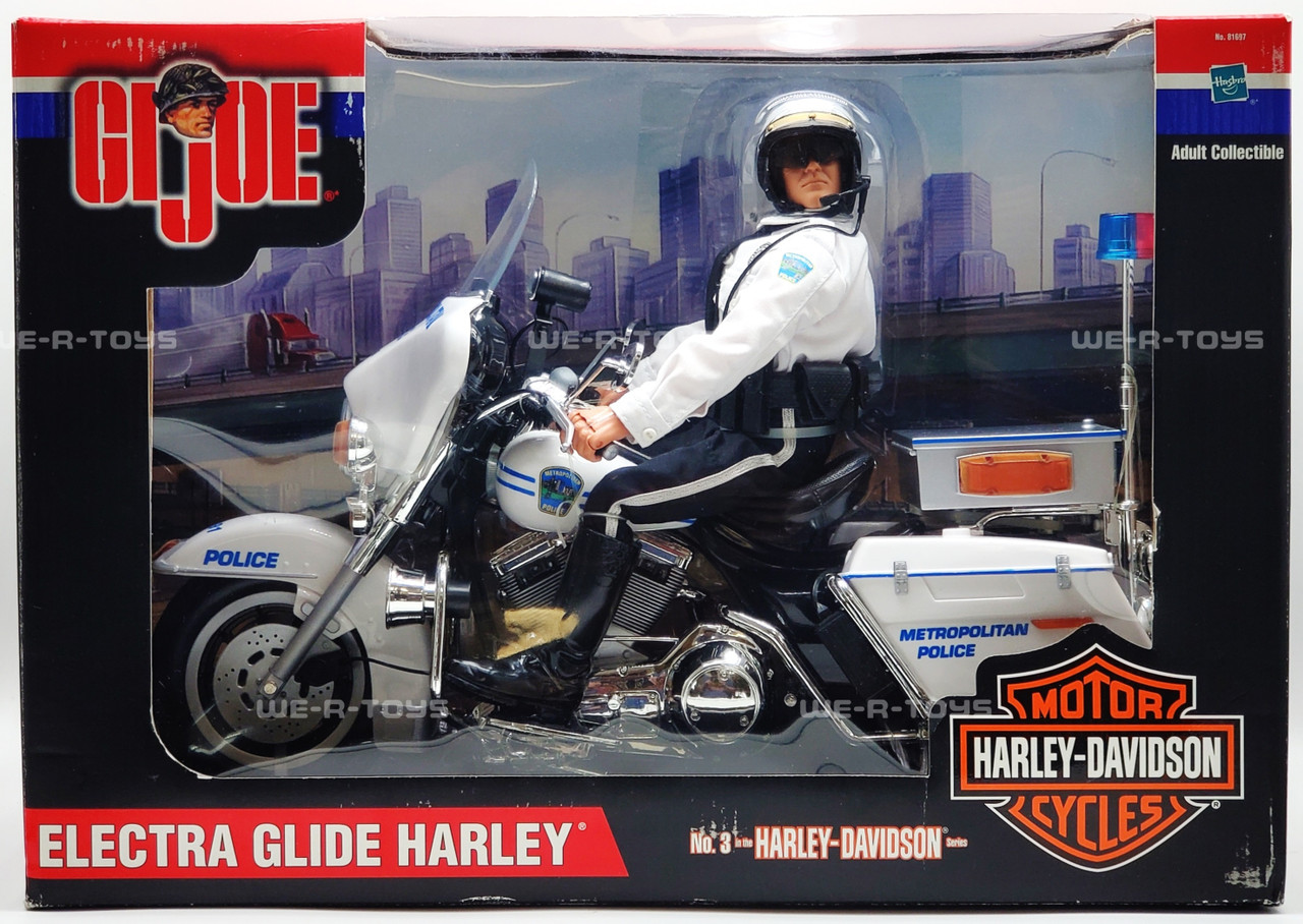 GI ジョーフィギュア& Harley-Davidson GI Joe Electra Glide Harley-Davidson Motorcycle and 12