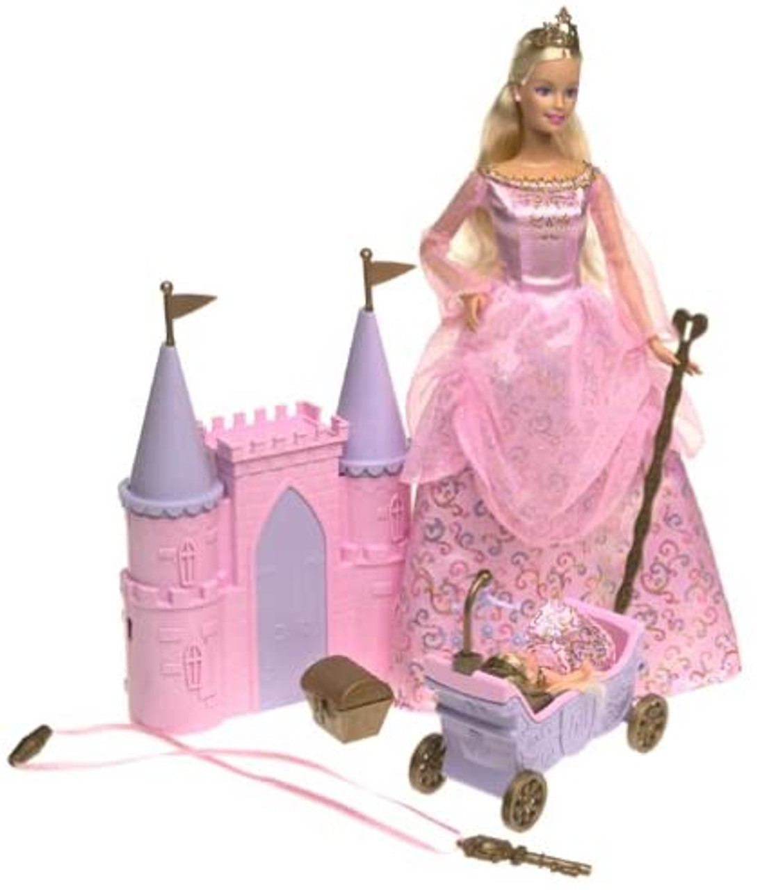 Barbie & Krissy Princess Palace Playset with Dolls 2003 Mattel B4769